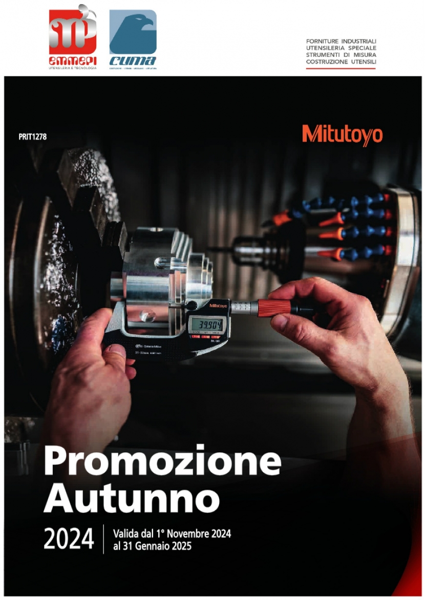 <br /> PROMO AUTUNNO MITUTOYO<br /> <h5> Scadenza 31/01/2025 </h5>