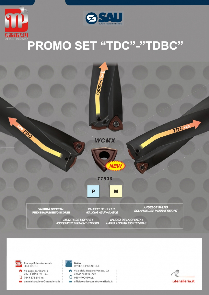 PROMO SAU TDC - TDBC  <h5> Fino Esaurimento Scorte </h5>