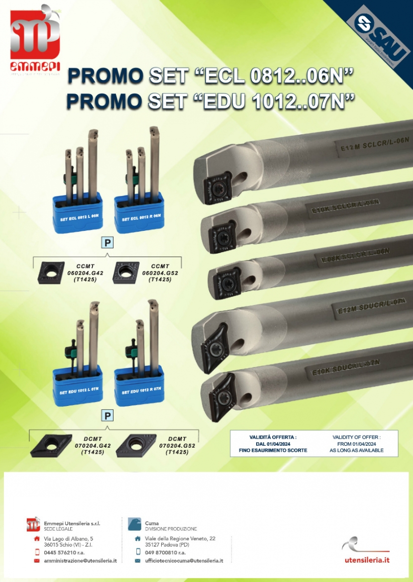 PROMO SAU SET ECL - EDU <h5> Fino Esaurimento Scorte </h5>